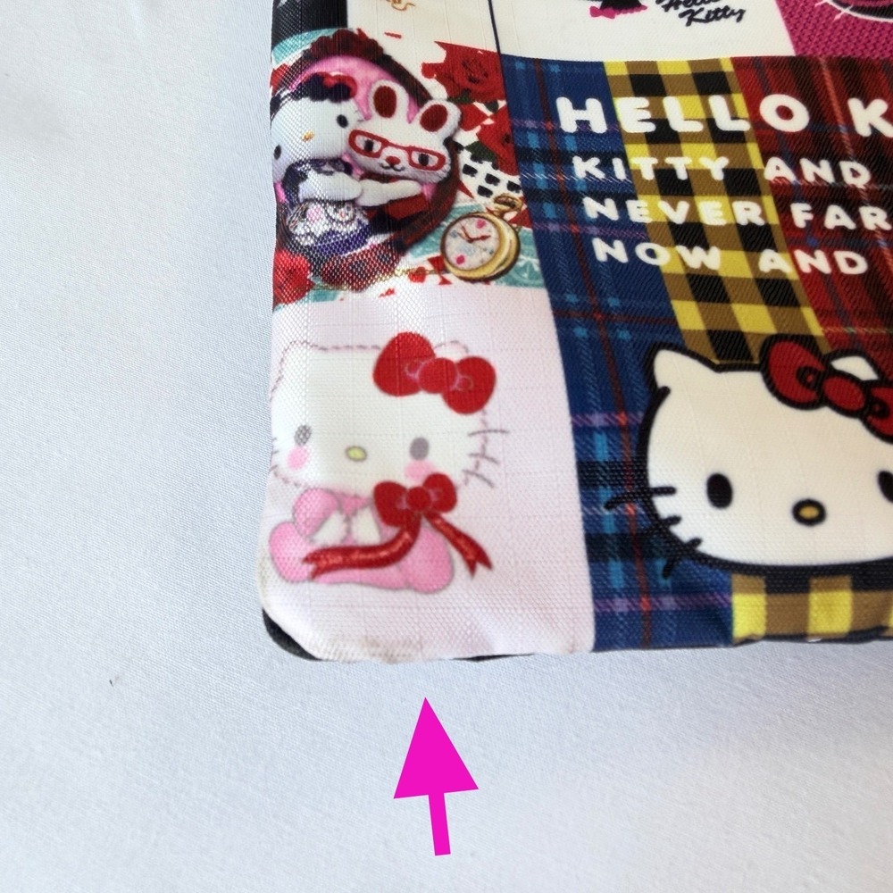 LeSportsac Hello Kitty 50th Anniversary Tote Bag Womens OS Multi Excellent Patch - Picture 5 of 16